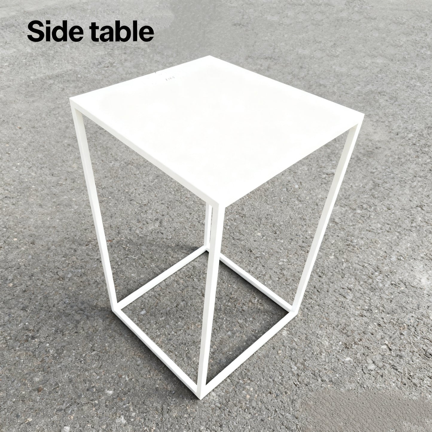 Square side table for living room, bedroom and office