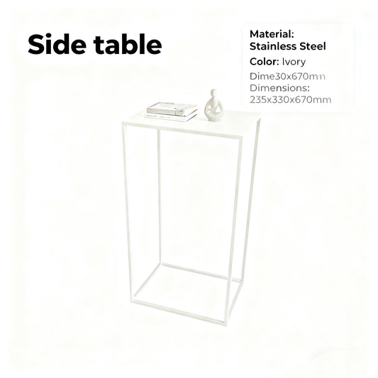 Square side table for living room, bedroom and office