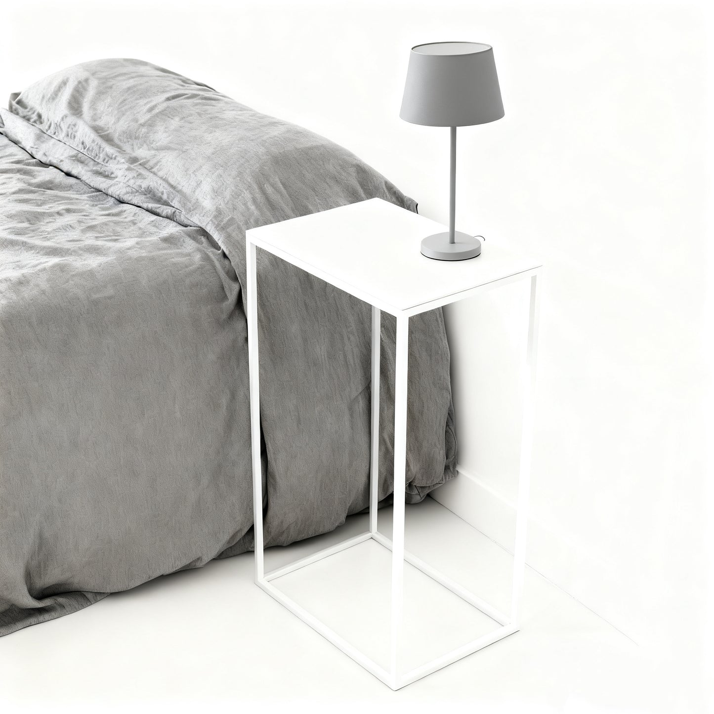 Square side table for living room, bedroom and office